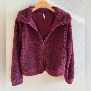 Z Supply Zip Up Fleece Sweatshirt